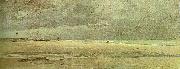 martinus rorbye strandparti ved blokhus, painting